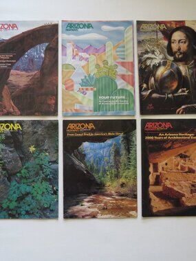 Arizona Highways Vintage Magazines Set 1986 6 issues